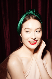 Foulard cheveux femme - PARISIENNE SOIE - EMERAUDE - Indira de paris