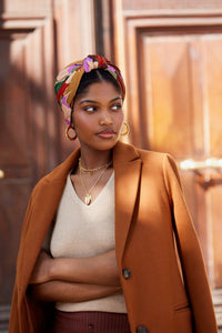 Foulard cheveux femme - PARISIENNE TESSA - Indira de paris