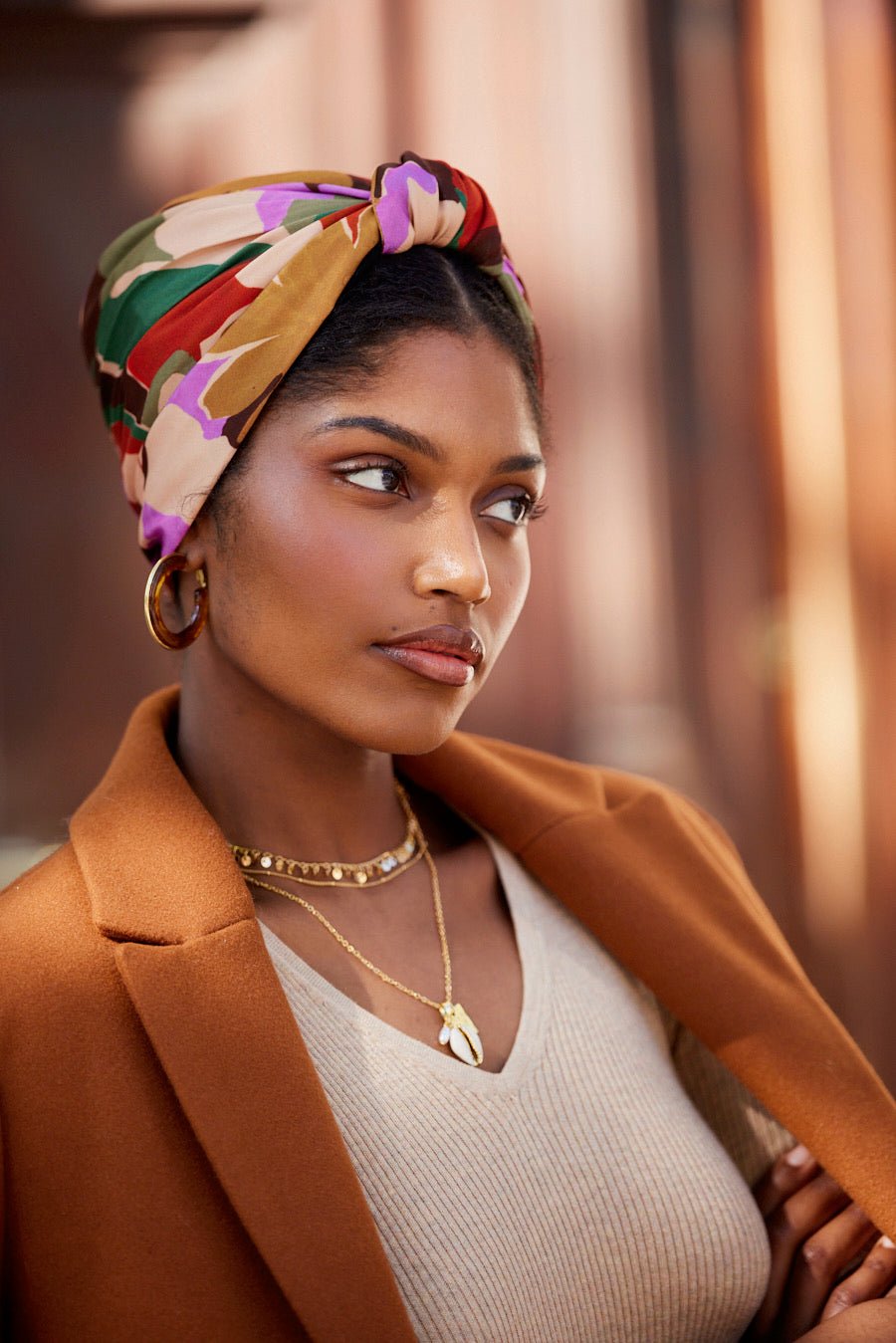 Foulard cheveux femme - PARISIENNE TESSA - Indira de paris