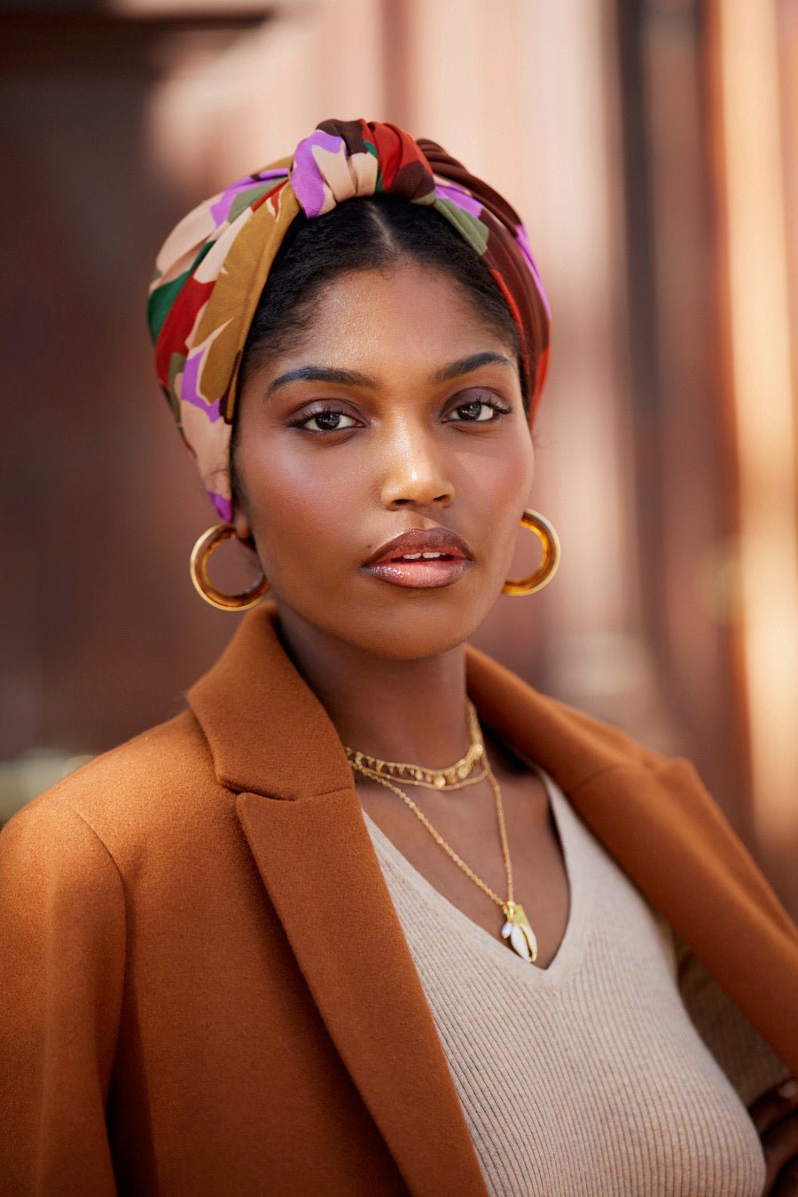 Foulard cheveux femme - PARISIENNE TESSA - Indira de paris