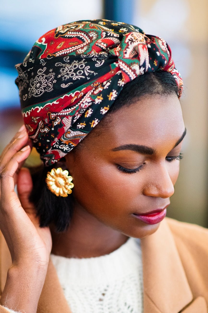 Coiffure Foulard Cheveux Comment Nouer Bandana Femme Tuto Coiffure