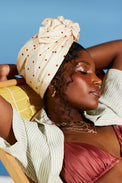 Turbans femme fil métal-TURBAN AFRICAINE JOSEPHINE- Indira de paris