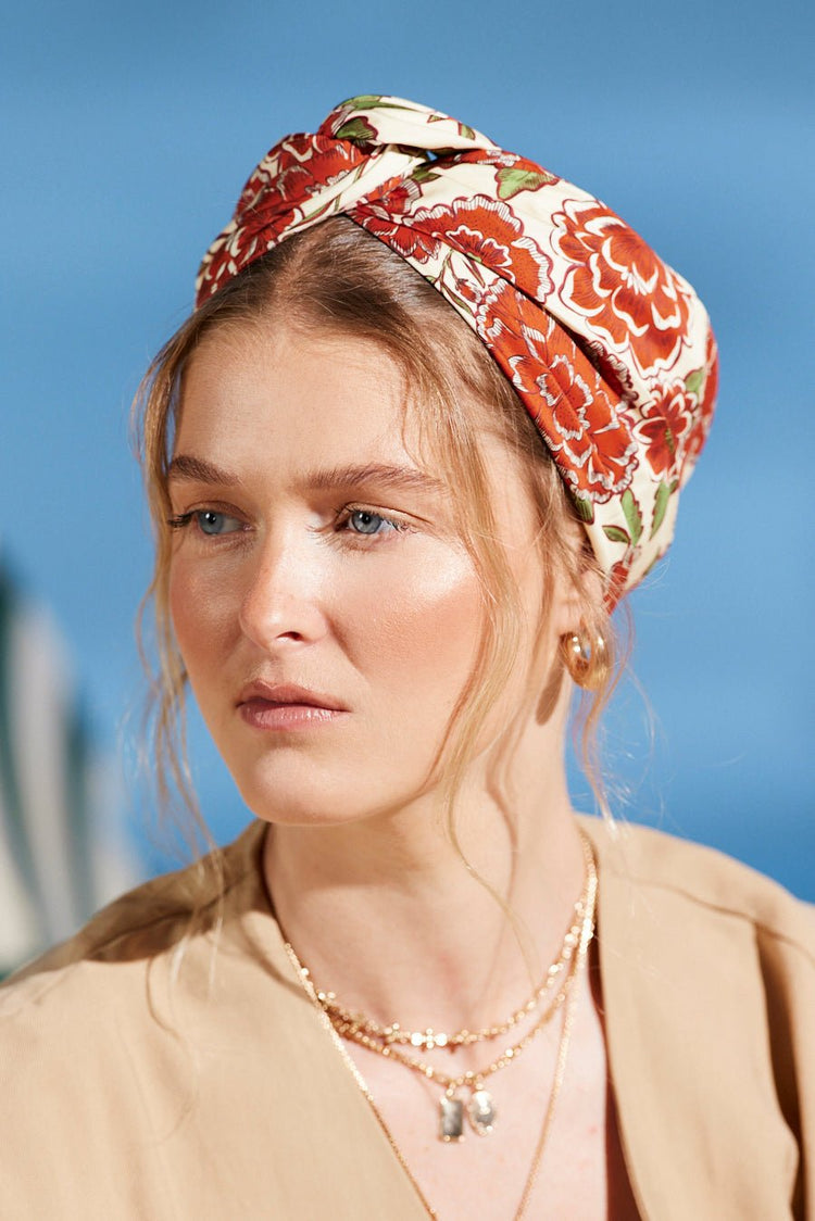 Turbans femme modulable-TURBAN CUBAINE MANON- Indira de paris