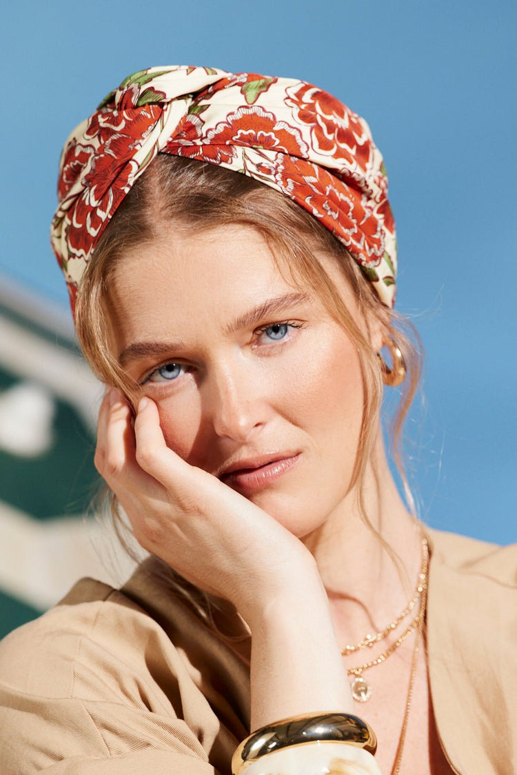 Turbans femme modulable-TURBAN CUBAINE MANON- Indira de paris