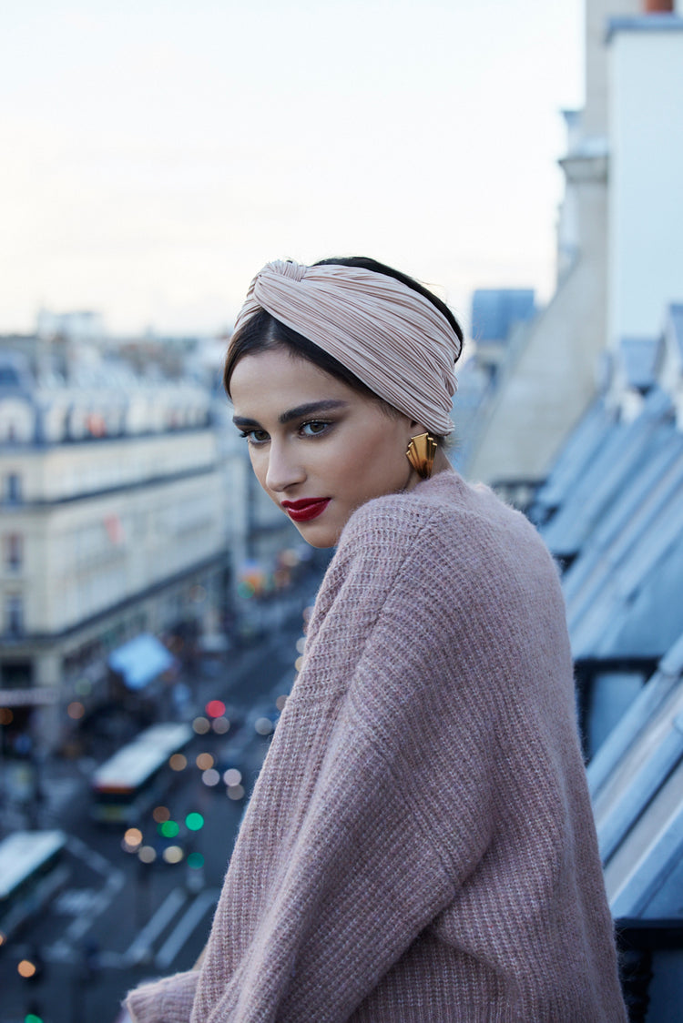 BANDEAU CALIFORNIENNE ROMY BEIGE ROSÉ