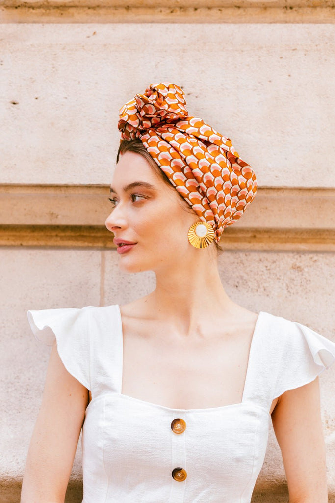 Turbans complets flexibles-Africaine Charlie- Indira de paris