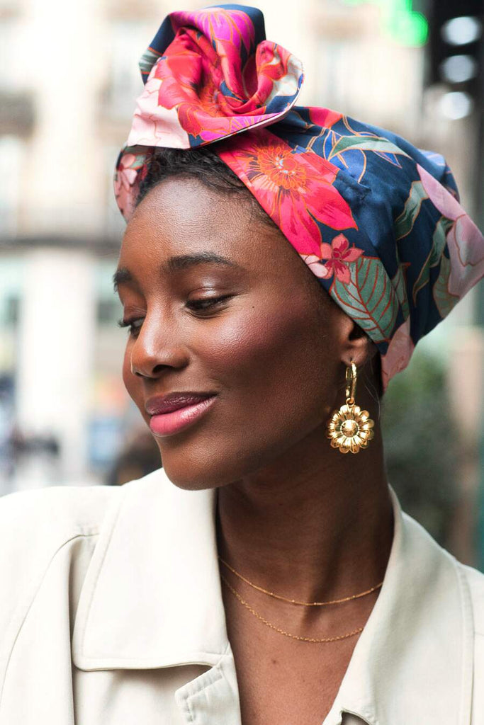 Turbans complets flexibles-AFRICAINE HORTENSIA- Indira de paris