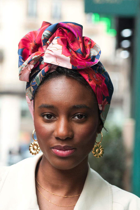 Turbans complets flexibles-AFRICAINE HORTENSIA- Indira de paris