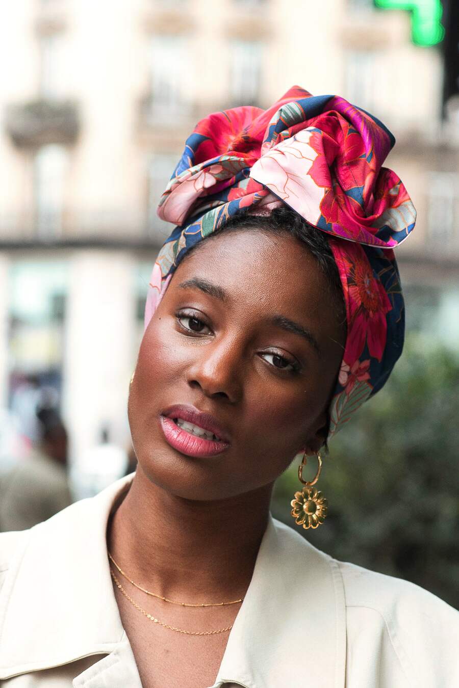 Turbans complets flexibles-AFRICAINE HORTENSIA- Indira de paris