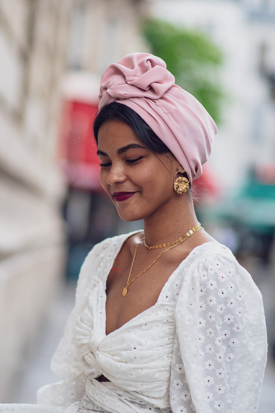 Turbans complets flexibles-Africaine Pétale- Indira de paris