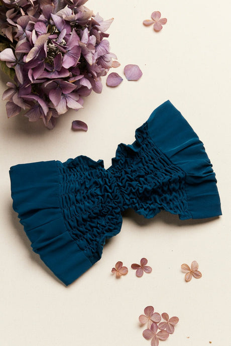 Headbands-BANDEAU - Californienne BLEU PERSAN- Indira de paris