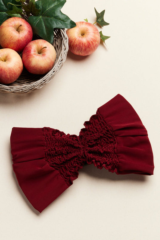 Headbands-BANDEAU - Californienne - CERISE- Indira de paris