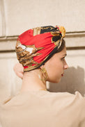 Turbans complets rétro-FOULARD - Parisienne SAMANTHA NOIRE- Indira de paris