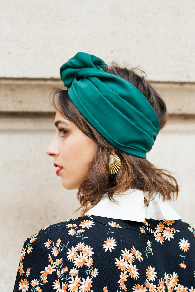FLEXIBLE HEADBAND - Green Flexband – Indira de paris