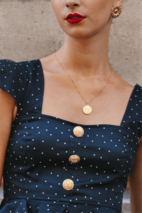 Haut-TOP STEFANIE POIS - NOIR- Indira de paris